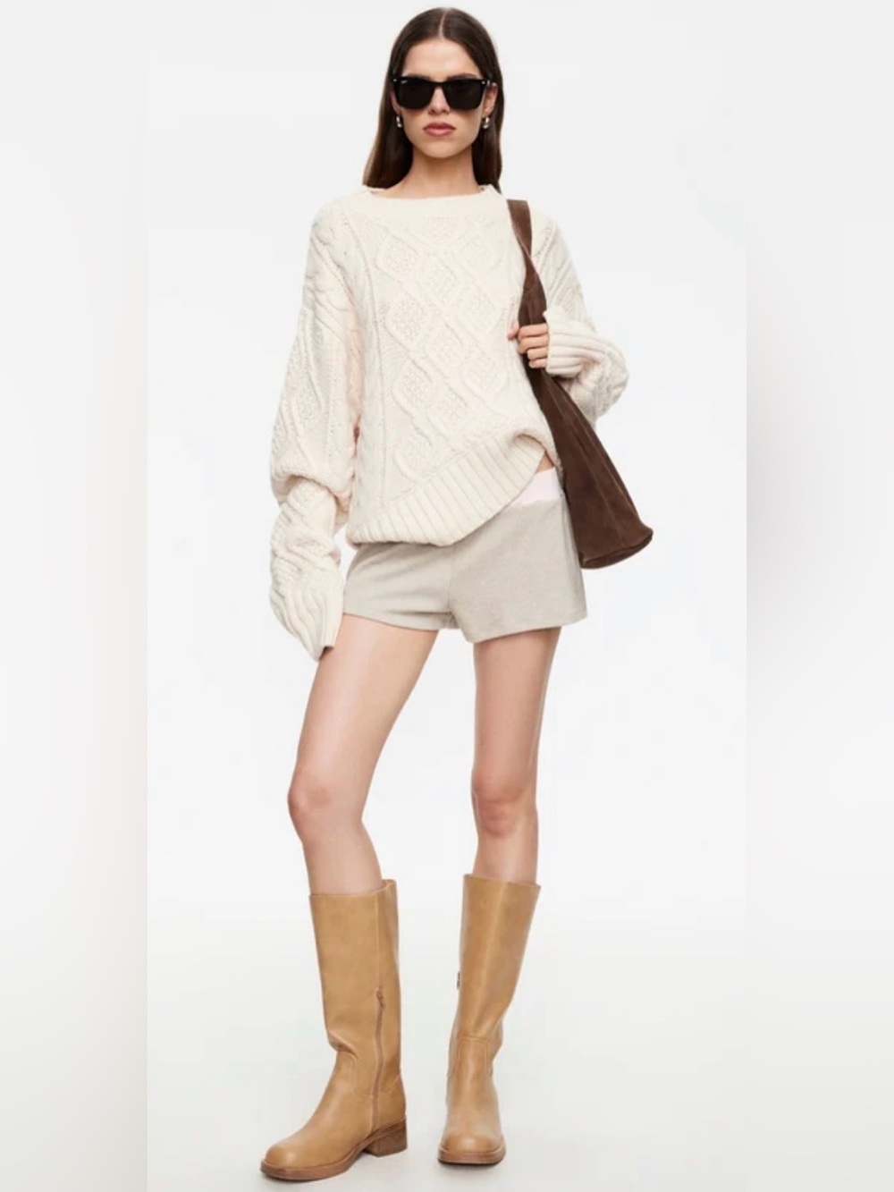 Lioness Vita Knit Short | stone A1
